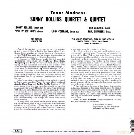 Sonny Rollins: Tenor Madness [Winyl]