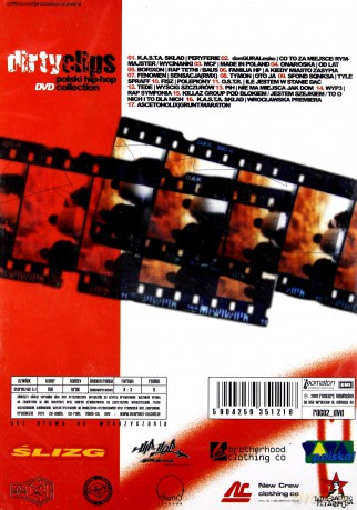 Dirty Clips - Polski Hip Hop (Tede, KASTA, Borixon, OSTR) [DVD]