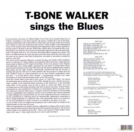 T Bone Walker: Sings The Blues [Winyl]