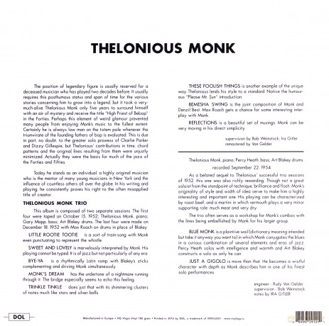 Thelonious Monk: Monk's Moods [Winyl]