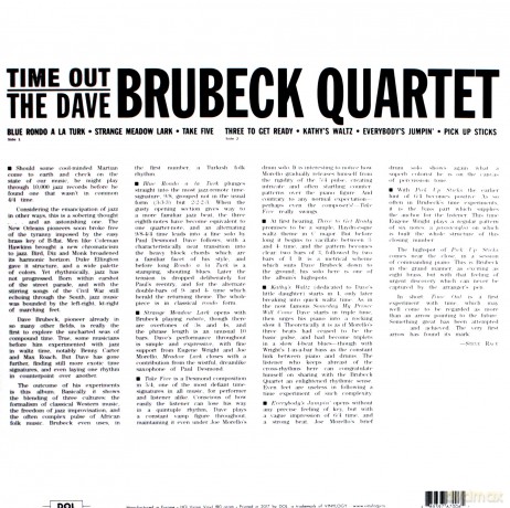 Dave Brubeck Quartet: Time Out [Winyl]