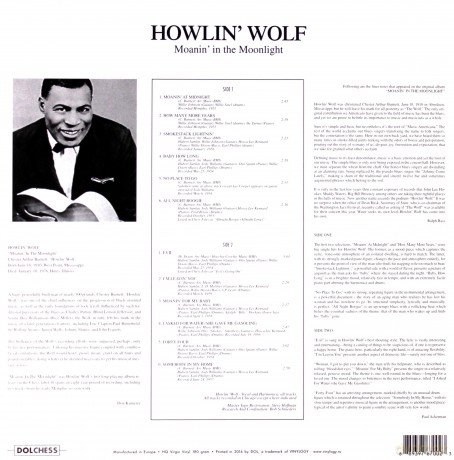 Howlin' Wolf: Moanin' In The Moonlight (Picture) [Winyl]