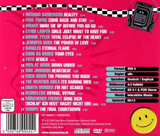 80er Chart - Die Kult Hits - Musik [DVD]
