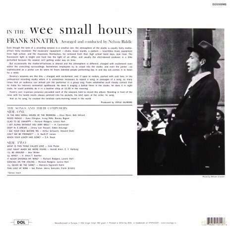 Frank Sinatra: In The Wee Small Hours (Coloured) [Winyl]