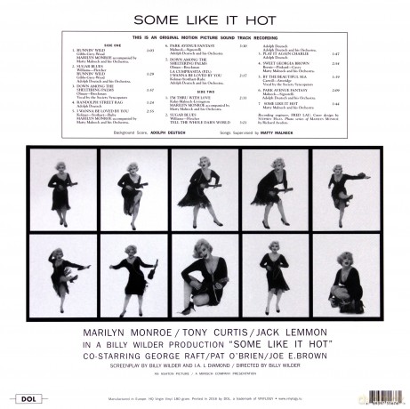 Some Like It Hot soundtrack (Pół Żartem Pół Serio) (Adolph Deutsch) [Winyl]