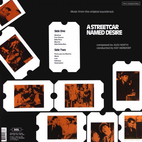 A Streetcar Named Desire soundtrack (Tramwaj zwany pożądaniem) (Alex North) [Winyl]