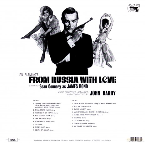 007 From Russia With Love soundtrack (Pozdrowienia z Rosji) (John Barry) [Winyl]