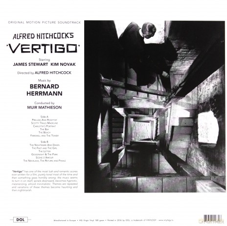 Vertigo soundtrack (Zawrót głowy) (Bernard Herrmann) [Winyl]