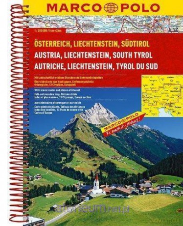 Atlas Austria 1:200 000 spirala [KSIĄŻKA]