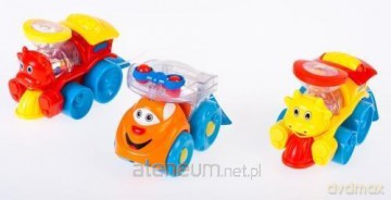 Auto z kulkami 10 cm