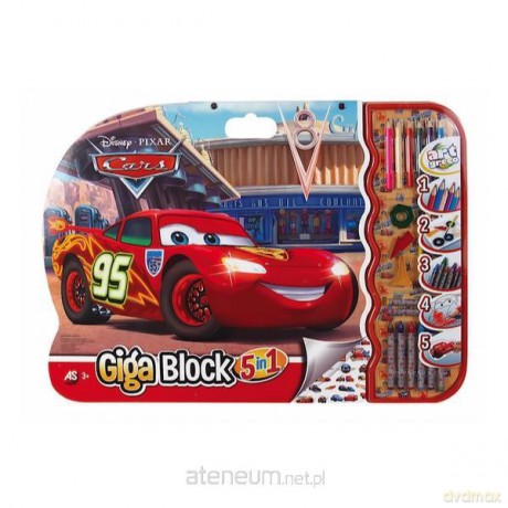 Giga Block - Zestaw dla artysty 5w1 - Cars