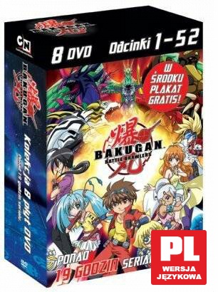 Bakugan 1-4 odcinki: 1-52 BOX [8DVD]