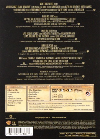 Alfred Hitchcock Kolekcja: Niewłaściwy człowiek / Wyznaję / Północ, Północny-Zachód / Trema / M jak Morderstwo / Nieznajomi z pociągu [BOX] [6DVD]