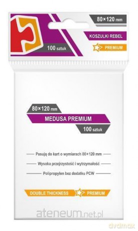 Koszulki Medusa Premium 80x120 (100 szt) [GRA]