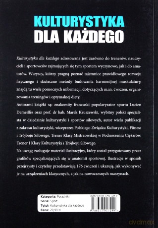 Kulturystyka dla każdego - Lucien Demeilles, Marek Kruszewski [KSIĄŻKA]