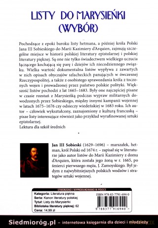 Listy do Marysieńki - Alicja Badowska [KSIĄŻKA]