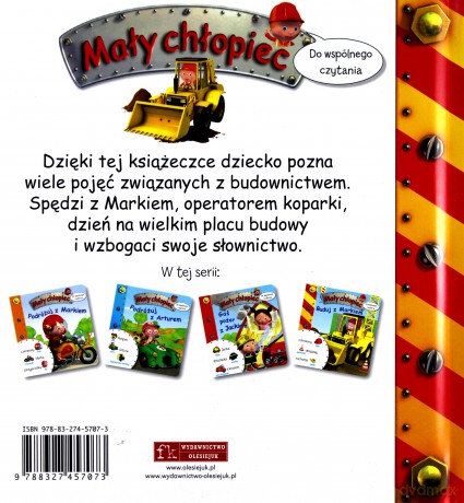Mały chłopiec. Buduj z Markiem - Agathe Clair, Emilie Beaumont [KSIĄŻKA]
