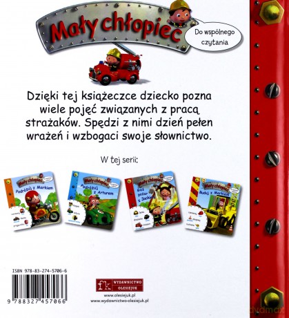 Mały chłopiec. Gaś pożar z Jackiem - Agathe Clair, Emilie Beaumont [KSIĄŻKA]