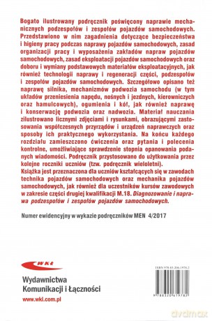 Naprawa podzespołów i zespołów pojazdów samochodowych - Piotr Wróblewski [KSIĄŻKA]