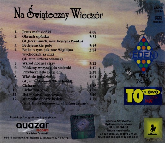 Colorado: Na Świąteczny Wieczór [CD]