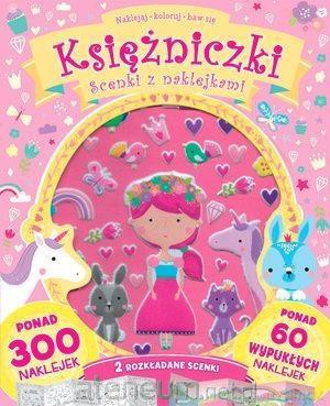 Scenki z naklejkami. Księżniczki [KSIĄŻKA]