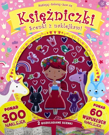Scenki z naklejkami. Księżniczki [KSIĄŻKA]