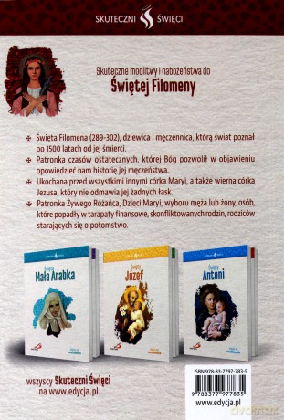 Skuteczni Święci. Święta Filomena [KSIĄŻKA]