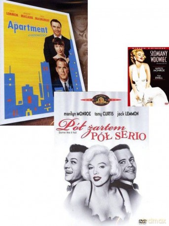 Billy Wilder Kolekcja: Garsoniera / Słomiany wdowiec / Pół żartem, pół serio [BOX] [4DVD]