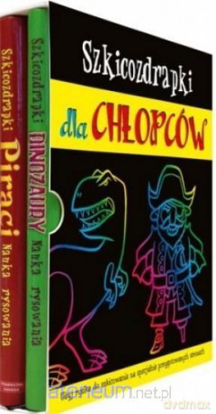 Szkicoozdrapki dla chłopców Pakiet [KSIĄŻKA]