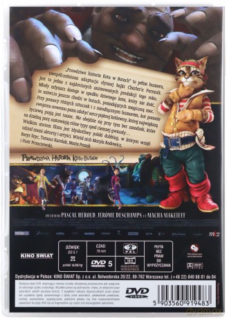 Prawdziwa historia kota w butach [DVD]