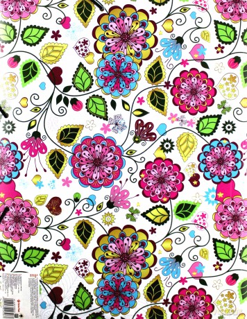 Teczka na gumkę A4 z nadrukiem Flowers
