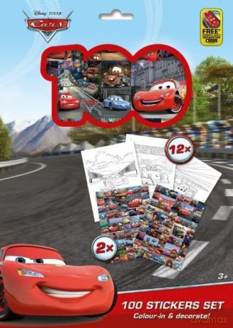 Cars 100 naklejek holograficznych