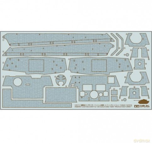 King Tiger H Zimmerit Coating Sheet