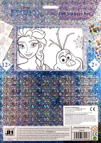 Kraina Lodu 100 naklejek holograficznych