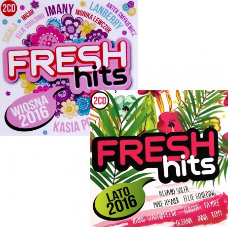 Fresh Hits Wiosna 2016 / Lato 2016 Pakiet [4CD]
