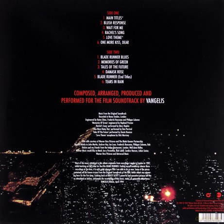 Vangelis: Blade Runner (Picture winyl) [Winyl]