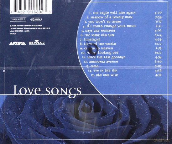 The Alan Parsons Project: Love Songs [CD]