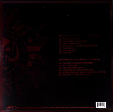 Motorhead: Bad Magic (Red Coloured Vinyl) (RSD) [Winyl]