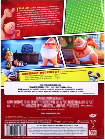Kapitan Majtas: Pierwszy Wielki Film (booklet) [DVD]