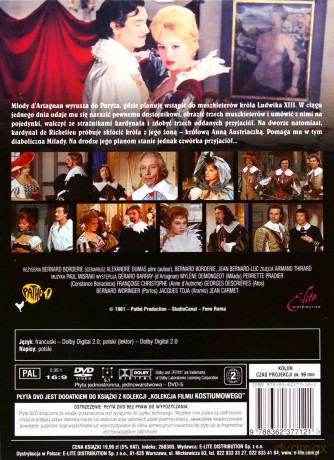 Kolekcja filmu kostiumowego: Cud wilków / Trzej muszkieterowie cz. 1-2 /Tajemnice Paryża / Kawaler Króla Jegomości Pakiet [5DVD]