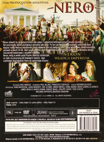 Człowiek w żelaznej masce / Neron: Władca imperium / Garbus / Augustus: Pierwszy cesarz Pakiet [4DVD]