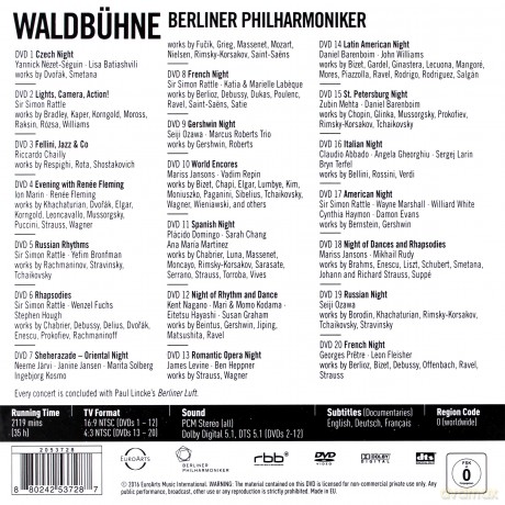 Berliner Philharmoniker: Euroarts - Berliner Philharmoniker - Waldbuhne Edition [20DVD]