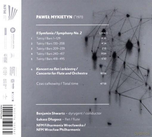 NFM Filharmonia Wrocławska: Paweł Mykietyn [CD]