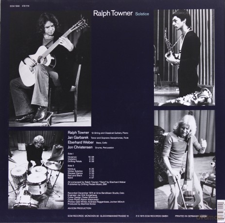Ralph Towner: Solstice [Winyl]