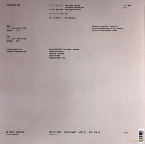 Keith Jarrett: The Survivor's Suite [Winyl]