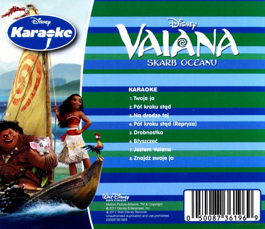 Vaiana Sing A Long Karaoke soundtrack (PL) [CD]