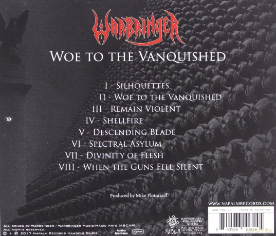 Warbringer: Woe To The Vanquished [CD]
