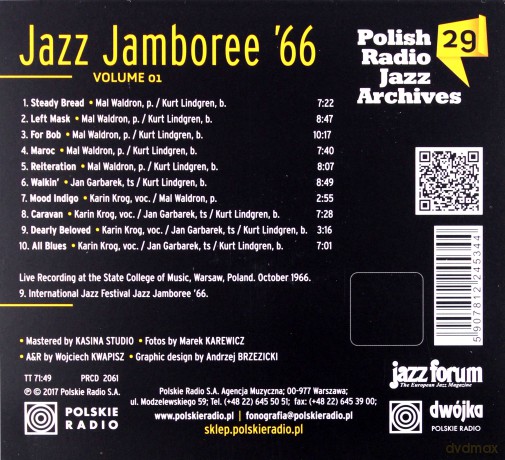Jazz Jamboree'66 vol. 1 Polish Radio Jazz Archives vol. 29 [CD]