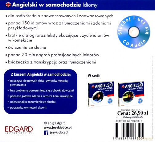Angielski w samochodzie Idiomy [KSIĄŻKA]