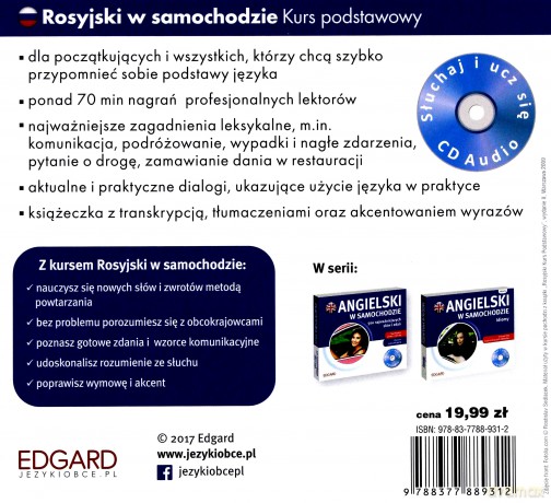 Rosyjski w samochodzie Kurs podstawowy [Audobook]